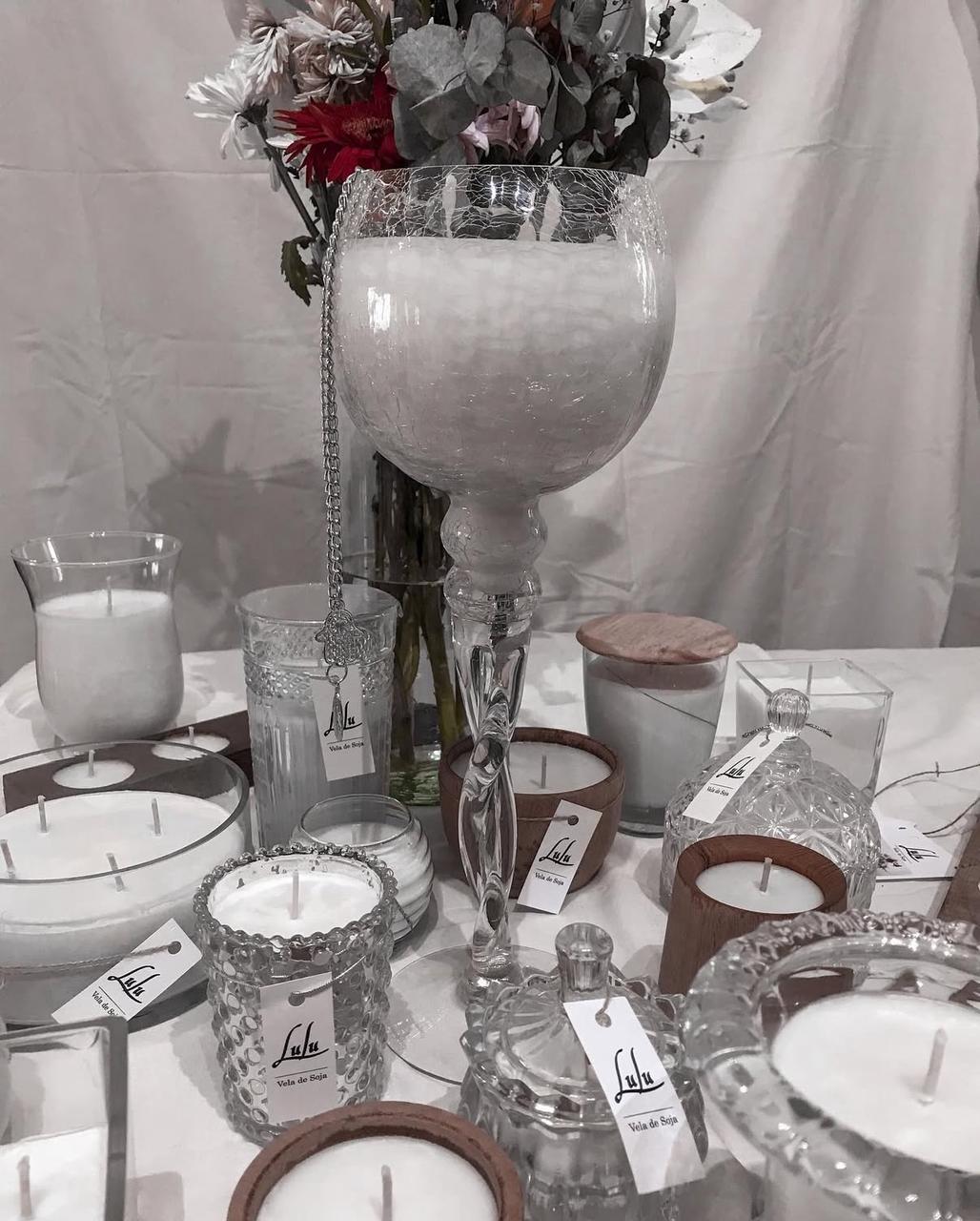 Productos artesanales Luludeco - Velas de soja en diferentes recipientes